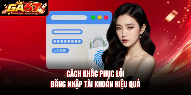 Cách khắc phục lỗi đăng nhập tài khoản hiệu quả Cách khắc phục lỗi đăng nhập tài khoản hiệu quả